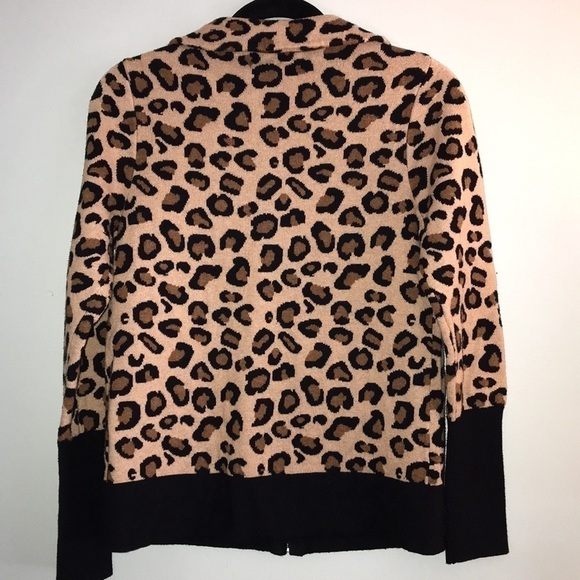 Rachel Zoe Cheetah Cardigan Size Small - Picture 7 of 7